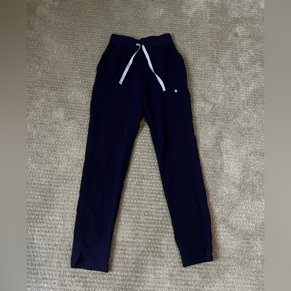 Figs Women’s High Waist Yola Straight Leg Purple Jam